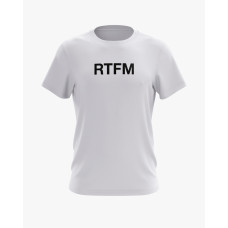 Футболка чоловіча з написом RTFM білий XS (TS-01-IT-0003-200-02-01) Футболка чоловіча з написом RTFM білий XS (TS-01-IT-0003-200-02-01)
