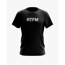 Футболка чоловіча з написом RTFM чорний XS (TS-01-IT-0003-200-02-02) Футболка чоловіча з написом RTFM чорний XS (TS-01-IT-0003-200-02-02)