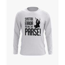 Світшот чоловічий з написом Syntax error you shall not parse білий XS (SS-01-IT-0013-200-02-01) Світшот чоловічий з написом Syntax error you shall not parse білий XS (SS-01-IT-0013-200-02-01)