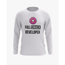 Світшот чоловічий з принтом Full snack developer білий XS (SS-01-IT-0020-200-02-01) Світшот чоловічий з принтом Full snack developer білий XS (SS-01-IT-0020-200-02-01)