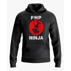Худі чоловічий з принтом PHP Ninja чорний XS (HD-01-IT-0021-200-02-02) Худі чоловічий з принтом PHP Ninja чорний XS (HD-01-IT-0021-200-02-02)