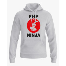 Худі чоловічий з принтом PHP Ninja сірий XS (HD-01-IT-0021-200-02-03) Худі чоловічий з принтом PHP Ninja сірий XS (HD-01-IT-0021-200-02-03)