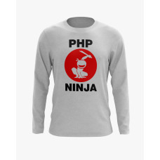 Світшот чоловічий з принтом PHP Ninja сірий XS (SS-01-IT-0021-200-02-03) Світшот чоловічий з принтом PHP Ninja сірий XS (SS-01-IT-0021-200-02-03)