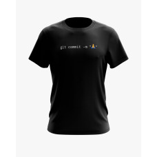 Футболка чоловіча з принтом Git commit чорний XS (TS-01-IT-0029-200-02-02)