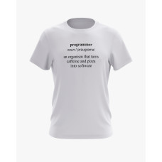 Футболка чоловіча з написом Programmer білий XS (TS-01-IT-0036-200-02-01) Футболка чоловіча з написом Programmer білий XS (TS-01-IT-0036-200-02-01)