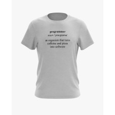 Футболка чоловіча з написом Programmer сірий XS (TS-01-IT-0036-200-02-03) Футболка чоловіча з написом Programmer сірий XS (TS-01-IT-0036-200-02-03)