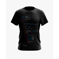 Футболка чоловіча з написом Real life code чорний XS (TS-01-IT-0038-300-02-02) Футболка чоловіча з написом Real life code чорний XS (TS-01-IT-0038-300-02-02)