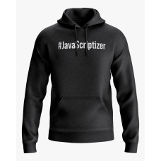 Худі жіночий з написом JavaScriptizer чорний XS (HD-02-IT-0040-200-02-02)