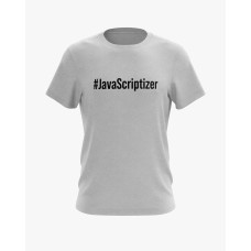 Футболка чоловіча з написом JavaScriptizer сірий XS (TS-01-IT-0040-200-02-03) Футболка чоловіча з написом JavaScriptizer сірий XS (TS-01-IT-0040-200-02-03)