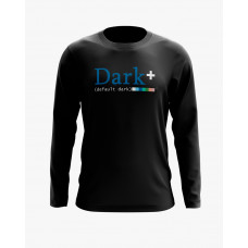 Світшот жіночий з надписом Dark+ чорний XS (SS-02-IT-0048-200-02-02)