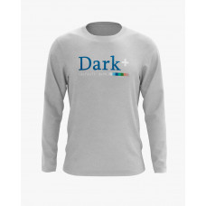 Світшот жіночий з надписом Dark+ сірий XS (SS-02-IT-0048-200-02-03)