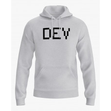 Худі жіночий з надписом DEV сірий XS (HD-02-IT-0049-200-02-03)
