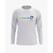 Світшот жіночий з надписом Im not a robot білий XS (SS-02-IT-0051-200-02-01)