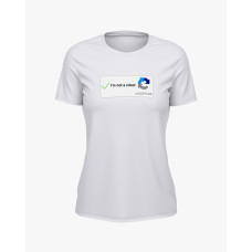 Футболка жіноча з надписом Im not a robot білий S (TS-02-IT-0051-200-03-01)