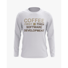 Світшот чоловічий з надписом Coffee first білий XS (SS-01-IT-0055-200-02-01)