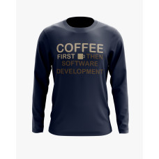 Світшот чоловічий з надписом Coffee first темно-синій XS (SS-01-IT-0055-200-02-024)