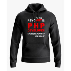 Худі жіночий з надписом PHP developer чорний XS (HD-02-IT-0056-200-02-02)