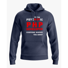 Худі жіночий з надписом PHP developer темно-синій XS (HD-02-IT-0056-200-02-024)