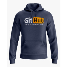 Худі жіночий з надписом Git Hub темно-синій XS (HD-02-IT-0059-200-02-024)