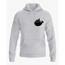 Худі чоловічий з принтом Docker сірий XS (HD-01-IT-0068-100-02-03) Худі чоловічий з принтом Docker сірий XS (HD-01-IT-0068-100-02-03)