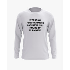 Світшот чоловічий з принтом Plan your programming білий XS (SS-01-IT-0071-200-02-01) Світшот чоловічий з принтом Plan your programming білий XS (SS-01-IT-0071-200-02-01)