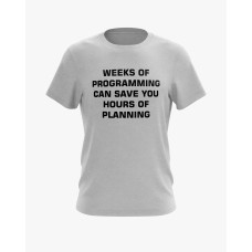 Футболка чоловіча з принтом Plan your programming сірий XS (TS-01-IT-0071-200-02-03)