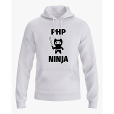 Худі жіночий з принтом Php Ninja V74 білий XS (HD-02-IT-0074-200-02-01) Худі жіночий з принтом Php Ninja V74 білий XS (HD-02-IT-0074-200-02-01)