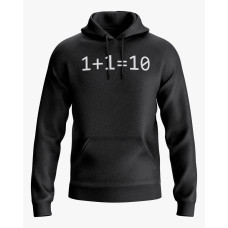Худі чоловічий з написом 1+1=10 чорний XS (HD-01-IT-0087-200-02-02)