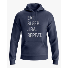 Худі жіночий з написом Eat. Sleep. Jira. Repeat. темно-синій XS (HD-02-IT-0089-200-02-024)