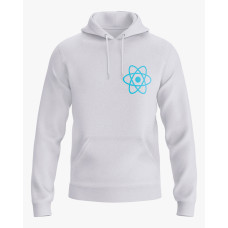 Худі чоловічий з принтом React JS білий XS (HD-01-IT-0092-100-02-01) Худі чоловічий з принтом React JS білий XS (HD-01-IT-0092-100-02-01)