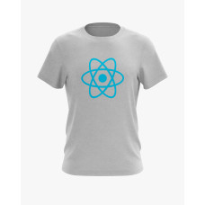 Футболка чоловіча з принтом React JS сірий XS (TS-01-IT-0092-200-02-03) Футболка чоловіча з принтом React JS сірий XS (TS-01-IT-0092-200-02-03)