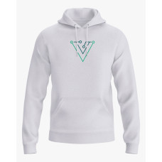 Худі жіночий з принтом VueJS V97 білий XS (HD-02-IT-0097-100-02-01)