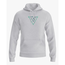 Худі жіночий з принтом VueJS V97 сірий XS (HD-02-IT-0097-100-02-03)