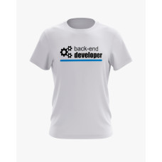 Футболка чоловіча з принтом Backend developer білий XS (TS-01-IT-0100-200-02-01) Футболка чоловіча з принтом Backend developer білий XS (TS-01-IT-0100-200-02-01)