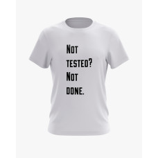 Футболка чоловіча з написом Not tested Not done білий XS (TS-01-IT-0106-200-02-01) Футболка чоловіча з написом Not tested Not done білий XS (TS-01-IT-0106-200-02-01)