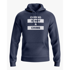 Худі жіночий з принтом Coding is not a crime темно-синій XS (HD-02-IT-0113-200-02-024) Худі жіночий з принтом Coding is not a crime темно-синій XS (HD-02-IT-0113-200-02-024)
