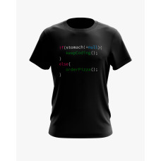 Футболка чоловіча з принтом Order pizza чорний XS (TS-01-IT-0117-200-02-02)