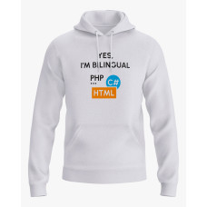 Худі жіночий з принтом Yes im bilingual білий XS (HD-02-IT-0120-200-02-01) Худі жіночий з принтом Yes im bilingual білий XS (HD-02-IT-0120-200-02-01)