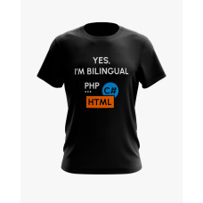 Футболка чоловіча з принтом Yes im bilingual чорний XS (TS-01-IT-0120-200-02-02)