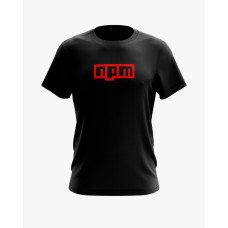 Футболка чоловіча з принтом NPM logo чорний XS (TS-01-IT-0122-200-02-02)