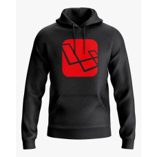Худі жіночий з принтом Laravel logo чорний XS (HD-02-IT-0123-200-02-02)