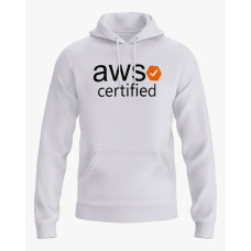Худі жіночий з написом AWS certified білий XS (HD-02-IT-0130-200-02-01)