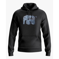 Худі жіночий з принтом PHP ElePHPant чорний XS (HD-02-IT-0133-200-02-02) Худі жіночий з принтом PHP ElePHPant чорний XS (HD-02-IT-0133-200-02-02)
