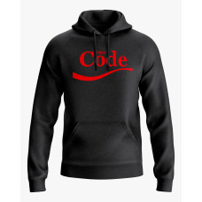 Худі жіночий з написом Enjoy Code чорний XS (HD-02-IT-0135-200-02-02)