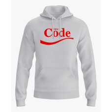 Худі жіночий з написом Enjoy Code сірий XS (HD-02-IT-0135-200-02-03)