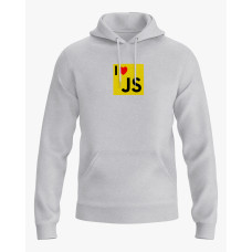 Худі жіночий з принтом I love JS сірий XS (HD-02-IT-0138-200-02-03) Худі жіночий з принтом I love JS сірий XS (HD-02-IT-0138-200-02-03)