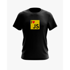 Футболка чоловіча з принтом I love JS чорний XS (TS-01-IT-0138-200-02-02) Футболка чоловіча з принтом I love JS чорний XS (TS-01-IT-0138-200-02-02)