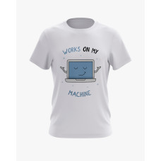 Футболка чоловіча з принтом Works on my Machine білий XS (TS-01-IT-0141-200-02-01) Футболка чоловіча з принтом Works on my Machine білий XS (TS-01-IT-0141-200-02-01)
