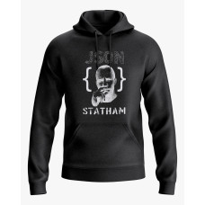 Худі жіночий з принтом Json Statham чорний XS (HD-02-IT-0147-200-02-02)