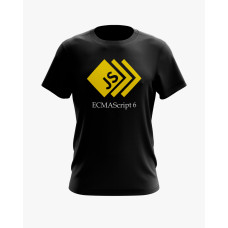 Футболка чоловіча з принтом ECMAScript 6 Javascript чорний XS (TS-01-IT-0148-200-02-02)